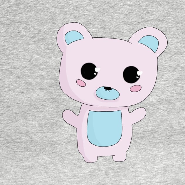 Cute Pastel Bear Design by Mydrawingsz